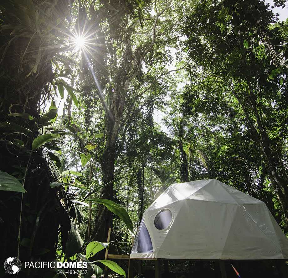 16-ft. dome at Faith Glamping Costa Rica