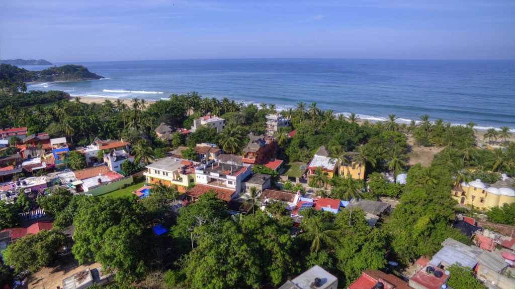 San Pancho Mexico Coastline