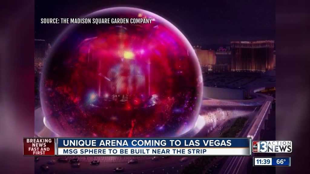 High-tech, sphere-shaped arena coming to Las Vegas Strip