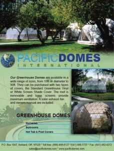 Greenhouse Domes Brochure