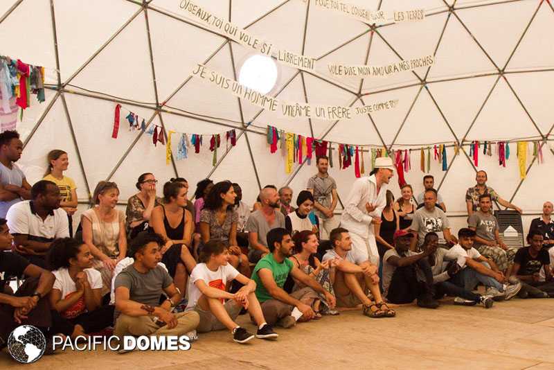 relief dome, shelter dome, theater dome