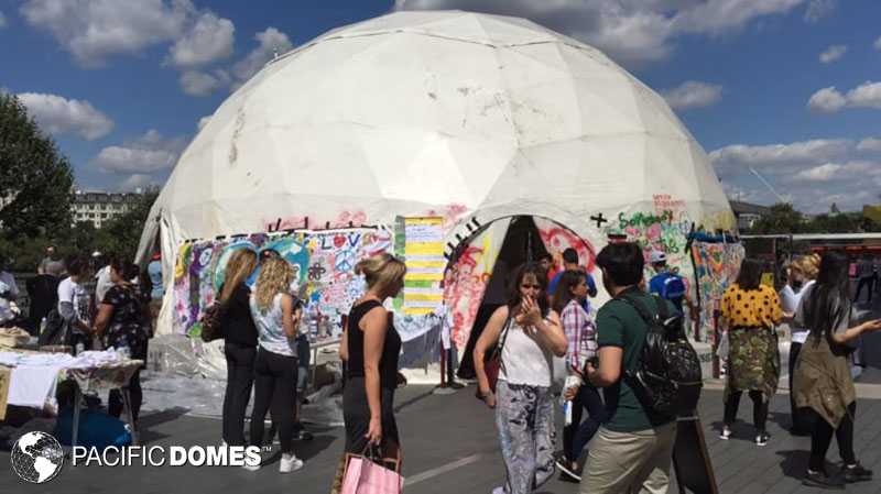 relief dome, theater dome, event dome