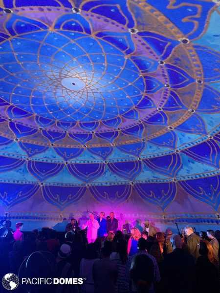 360 projection dome, projection dome, projection mapping