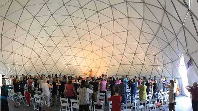quigong dome, healing dome, event dome