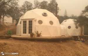 connected domes, dome home, shelter dome