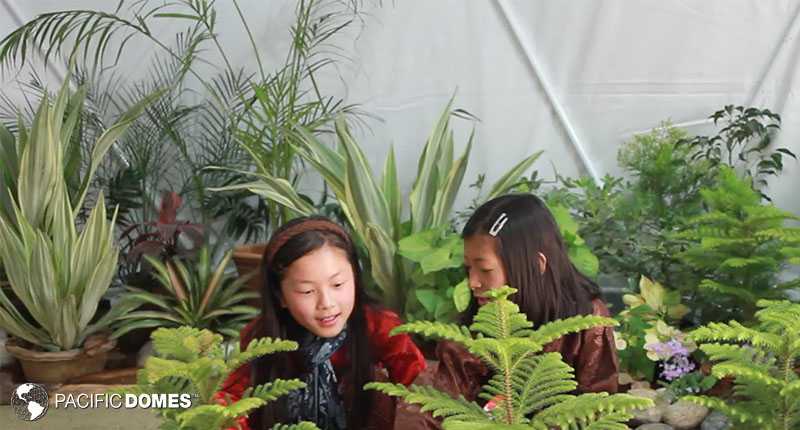 greenhouse dome, classroom dome