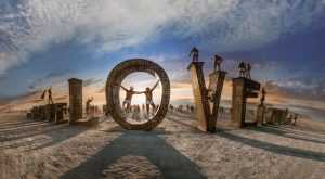 Love Sculpture Burning Man 2019