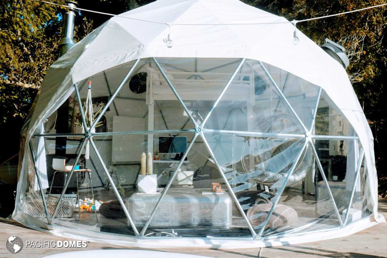 backyard dome, dome home, office dome, dome office, dome school