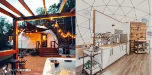 dome homes, glamping domes, dome glamping