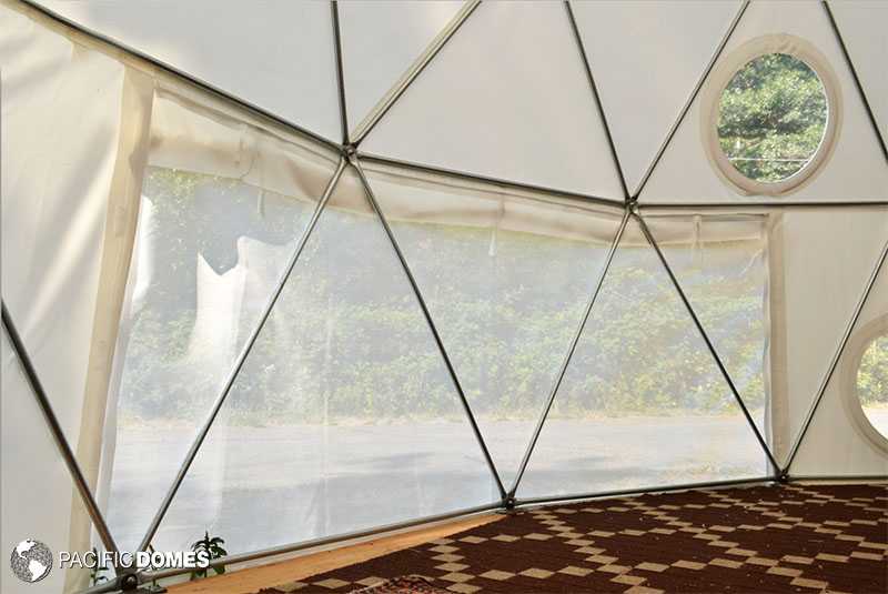 Dome ventilation screens