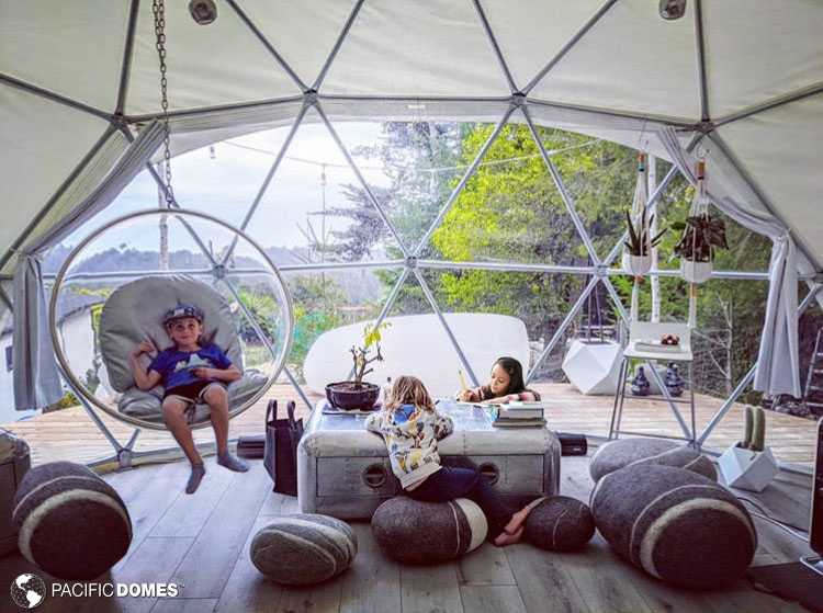 dome school, school dome, DIY dome, home school