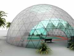 Large See-thru Bubble Dining Dome
