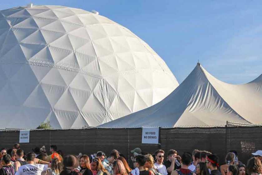 120ft (37m) Event Dome at Coachella