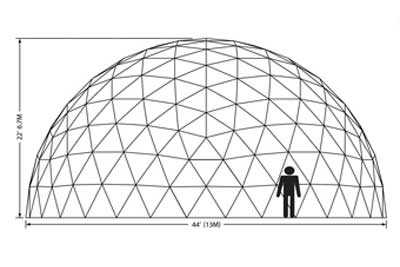 44ft Dome Elevation
