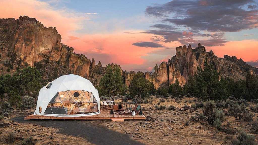 Glamping Dome in Nature Setting