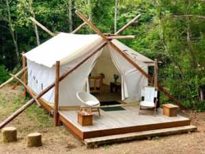 A-Frame Canvas Cabin Tent