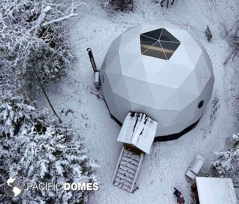 I Stayed in a Geodesic Tiny House During New Zealand's Winter