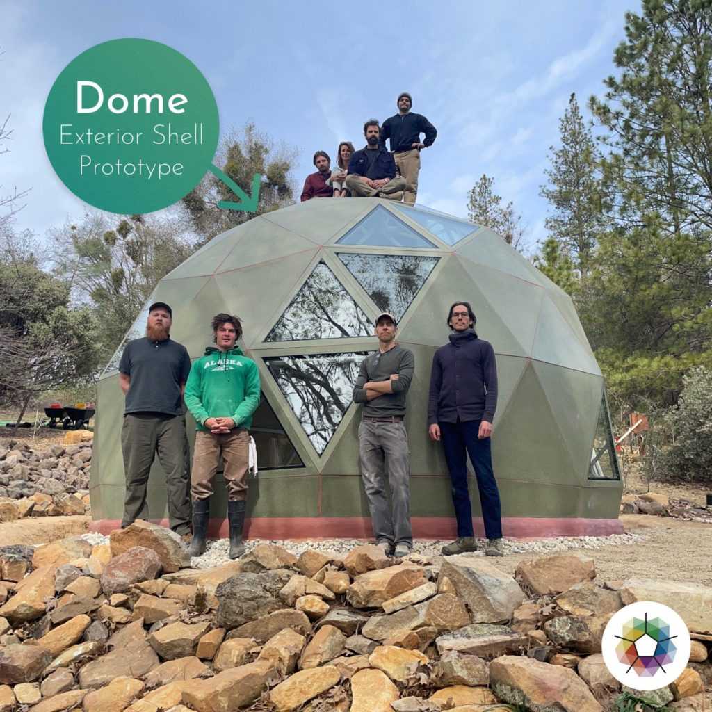 Geoship Geodesic Dome Exterior Shell Prototype