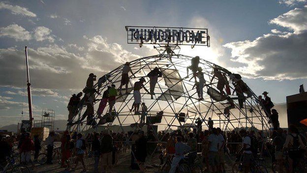 Jousting Tournament - Thunderdome - Burning Man Black Rock Playa