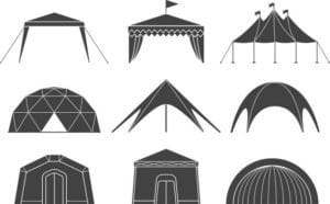Event Tent Types Graphic